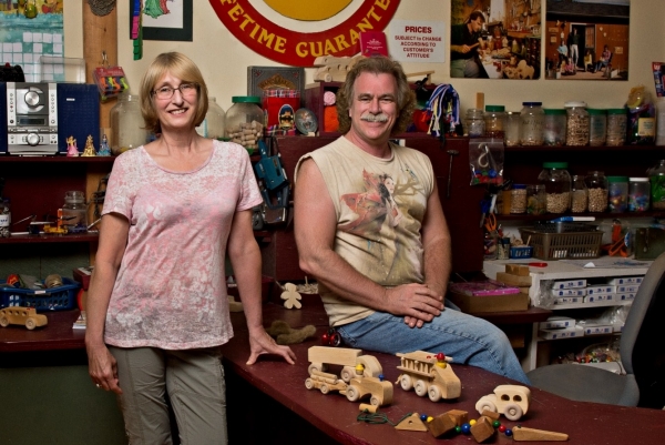 The Toy Factory owners: Dan and Kathy Viau