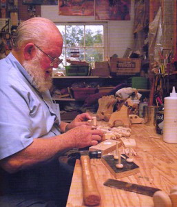 EDITED Original Toy Factory Owner Al Shumate in Murray River 1989 500 x 670