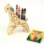 Crayon Giraffe 1
