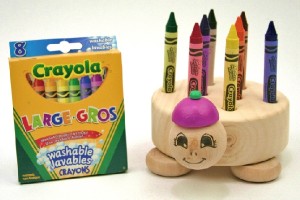 Toy Factory Wooden Crayon Holders