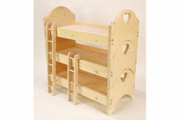 The Toy Factory Triple Bunk Beds