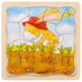 GOKI 4-Layer Puzzle - Growing Carrots 3
