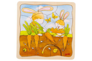 GOKI 4-Layer Puzzle - Growing Carrots 4