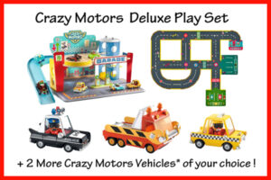 Crazy Motors Deluxe Play Set