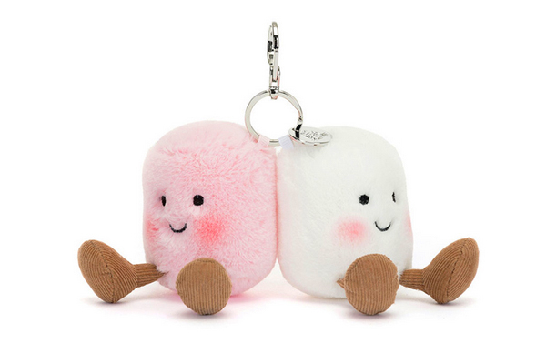 Jellycat - Amuseables Marshmallows Bag Charmmallows-bag-charm-x Jellycat - Amuseables Marshmallows Bag Charmmallows-bag-charm-x