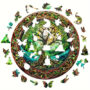 Hidden Shapes Puzzle: Aurora Tree of Life