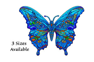 Hidden Shapes Puzzle: Charming Butterfly