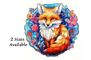 Hidden Shapes Puzzle: Sweet Little Fox
