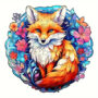 Hidden Shapes Puzzle: Sweet Little Fox