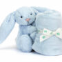 Jellycat Bashful Blue Bunny Soother