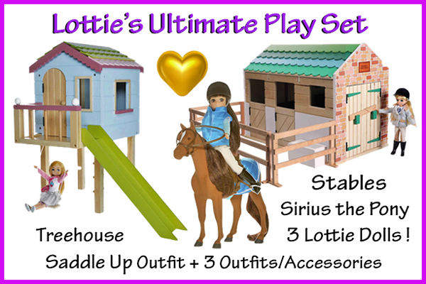Ultimate Lottie Treehouse & Stables Play Set Ultimate Lottie Treehouse & Stables Play Set
