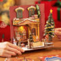 D-I-Y Miniature Christmas Street Book Nook D-I-Y Miniature Christmas Street Book Nook