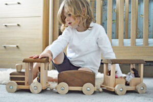 GOKI Nature Giant 3-Car Train GOKI Nature Giant 3-Car Train