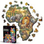 Hidden Shapes Puzzle - Africa Wild Animals Hidden Shapes Puzzle - Africa Wild Animals