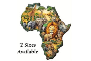 Hidden Shapes Puzzle - Africa Wild Animals Hidden Shapes Puzzle - Africa Wild Animals