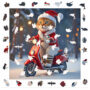 Hidden Shapes Puzzle - Christmas Scooter Kitty Hidden Shapes Puzzle - Christmas Scooter Kitty
