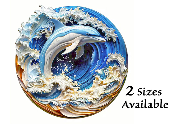 Hidden Shapes Puzzle - Dolphin & Waves Hidden Shapes Puzzle - Dolphin & Waves