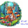 Hidden Shapes Puzzle - Monarch of the Forest Hidden Shapes Puzzle - Monarch of the Forest