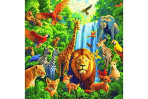 Hidden Shapes Puzzle - Animal Kingdom Hidden Shapes Puzzle - Animal Kingdom