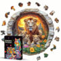 Hidden shapes Puzzle - Lion Family Hidden shapes Puzzle - Lion Family