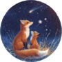 Hidden Shapes Puzzle - Stargazing Foxes Hidden Shapes Puzzle - Stargazing Foxes