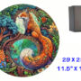 Hidden Shapes Puzzle: Round Fox Angel