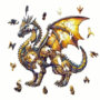 Hidden Shapes Puzzle - Steampunk Dragon Hidden Shapes Puzzle - Steampunk Dragon