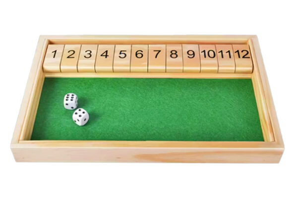 The Toy Factory Basic 1-12 Shut the Box Game The Toy Factory Basic 1-12 Shut the Box Game