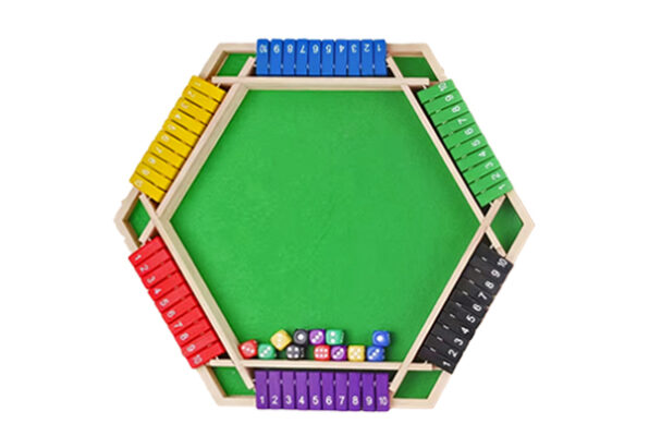 The Toy Factory 1-6 Player Shut the Box Game