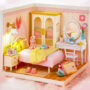 D-I-Y Miniature Super Creator Lovely Pink Bedroom D-I-Y Miniature Super Creator Lovely Pink Bedroom