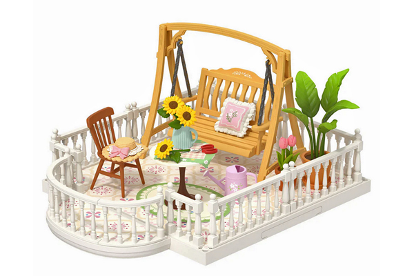 D-I-Y Miniature Super Creator Sunny Break Terrace D-I-Y Miniature Super Creator Sunny Break Terrace