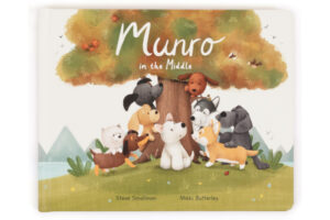 Jellycat Munro in the Middle Book Jellycat Munro in the Middle Book