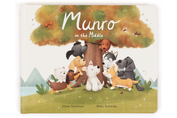 Jellycat Munro in the Middle Book Jellycat Munro in the Middle Book