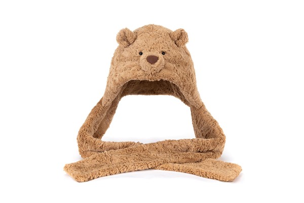 Jellycat Bartholomew Bear Bundlesnug Hat