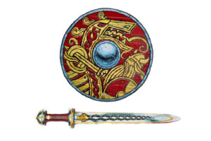 Red Viking Sword & Shield Set