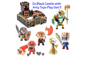 Ze Black Castle with Arty Toys Package