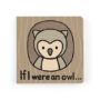 If I Were an Owl Board Book by Jellycat