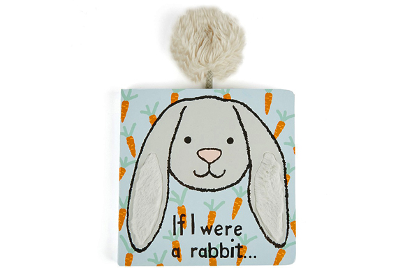 "If I Were a Rabbit" Board Book - Grey