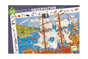 Pirates 100 Piece Observation Puzzle by DJECO Toys