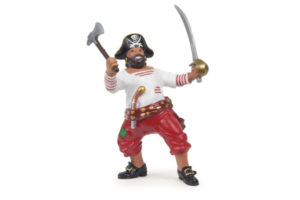Pirate with Axe - Red