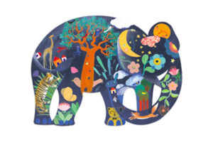 Puzz Art Elephant Puzzle by DJECO Toys