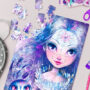 Nebulous Stars Glitter Puzzle - Iceana & Blizzia - 100 Pieces