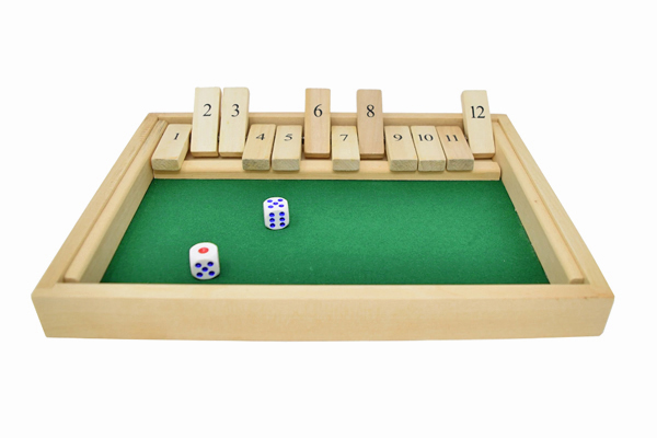 Classic Wood Board Game Shut The Box - Regal Games — Regal-games