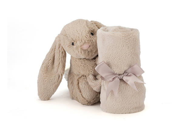 Bashful Beige Bunny Soother - Image 2