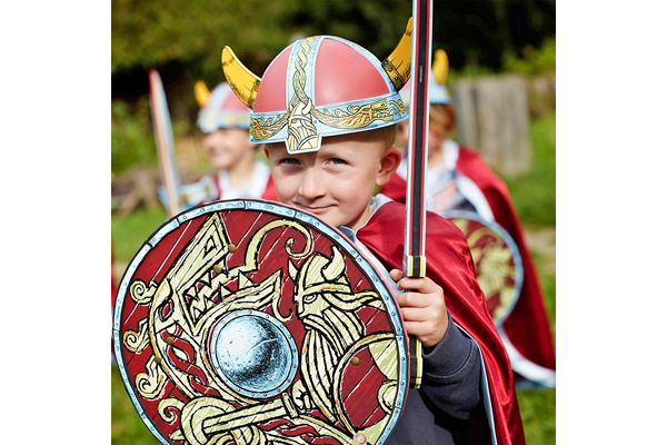 Red Viking Helmet - Image 3